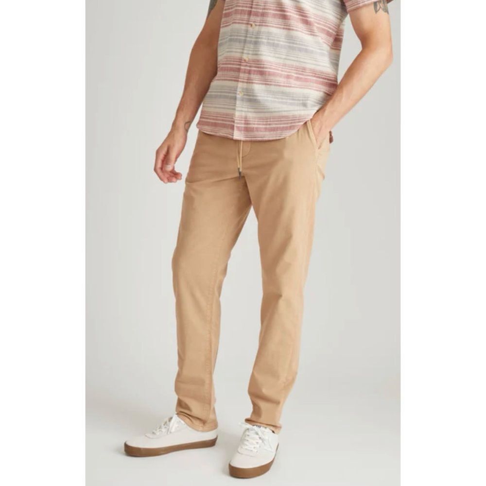 Marine Layer Saturday Pant - Slim Fit in Faded Khaki Size M ~ NWT